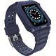 Hurtel Protect Strap Band opaska z etui do Watch 7 / 6 / 5 / 4 / 3 / 2 / SE (45 / 44 / 42mm) obudowa pancerny pokrowiec na zegarek niebieski 9537669 5907769311796