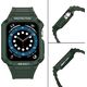 Hurtel Protect Strap Band opaska z etui do Watch 7 / 6 / 5 / 4 / 3 / 2 / SE (45 / 44 / 42mm) obudowa pancerny pokrowiec na zegarek zielony 9537670 9145576231784