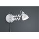 Kinkiet lampa ścienna Scissor 15 cm E14 stal 28W srebrna 9585335 4017807346534