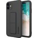 Wozinsky Wozinsky Kickstand Case elastyczne silikonowe etui z podstawką Samsung Galaxy A72 4G czarny 9598993 9145576226551
