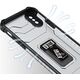 Hurtel Crystal Ring Case pancerne hybrydowe etui pokrowiec + magnetyczny uchwyt iPhone XS Max czerwony 9599368 9145576226001
