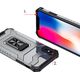 Hurtel Crystal Ring Case pancerne hybrydowe etui pokrowiec + magnetyczny uchwyt iPhone XS Max czerwony 9599368 9145576226001