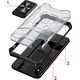 Hurtel Crystal Ring Case pancerne hybrydowe etui pokrowiec + magnetyczny uchwyt iPhone XS Max czerwony 9599368 9145576226001