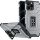 Hurtel Crystal Ring Case pancerne hybrydowe etui pokrowiec + magnetyczny uchwyt iPhone 12 Pro czarny 9599392 9145576226230