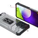 Hurtel Crystal Ring Case pancerne hybrydowe etui pokrowiec + magnetyczny uchwyt Samsung Galaxy A72 4G czarny 9599408 9145576226391
