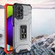 Hurtel Crystal Ring Case pancerne hybrydowe etui pokrowiec + magnetyczny uchwyt Samsung Galaxy A72 4G czarny 9599408 9145576226391