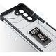 Hurtel Crystal Ring Case pancerne hybrydowe etui pokrowiec + magnetyczny uchwyt Samsung Galaxy S21+ 5G (S21 Plus 5G) niebieski 9599420 9145576226490