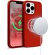 Crong Crong Color Cover Magnetic - Etui iPhone 13 Pro MagSafe (czerwony) 9619697 5904310700580