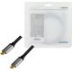 Kabel USB LogiLink USB-C - USB-C 1.5 m Czarno-srebrny (CUA0106)