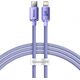 Kabel USB Baseus USB-C - Lightning 1.2 m Fioletowy (FD-2259-6932172602765) 9644785 6932172602765