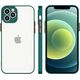 Hurtel Milky Case silikonowe elastyczne półprzezroczyste etui do Samsung Galaxy S21+ 5G (S21 Plus 5G) ciemnozielony 9652087 9145576222553
