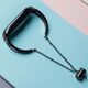 Hurtel Zamienna metalowa opaska bransoleta łańcuszek pasek do Xiaomi Mi Band 6 / 5 / 4 / 3 czarny 9652287 5907769312038