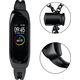 Hurtel Zamienna metalowa opaska bransoleta łańcuszek pasek do Xiaomi Mi Band 6 / 5 / 4 / 3 czarny 9652287 5907769312038