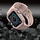 Dux Ducis Protect Strap Band opaska z etui do Watch 7 / 6 / 5 / 4 / 3 / 2 / SE (45 / 44 / 42mm) obudowa pancerny pokrowiec na zegarek różowy 9652314 9145576231760
