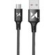 Kabel USB Wozinsky USB-A - microUSB 1 m Czarny (5907769301148) 9656053 5907769301148