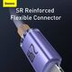 Kabel USB Baseus USB-A - Lightning 1.2 m Fioletowy (6932172602703) 9659525 6932172602703