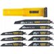 Dewalt zestaw 8 brzeszczotów do pilarki szabl 9663058 5035048089842