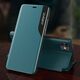 Hurtel Eco Leather View Case elegancki futerał etui z klapką i funkcją podstawki iPhone 13 Pro Max niebieski 9676255 9145576231067