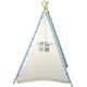 LeanToys Domek Namiot Dla Dzieci Tipi Indiański Chmurki Wodoodporny Ogród 9689836 5904204755290