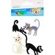Craft with Fun OZDOBA DEK FILC KOTKI SPRZYL 4SZT CF PBH 12/144 9699966 5908275193050