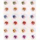 Craft with Fun OZDOBA DEK OCZY 14 SPRZYL KOLMIX 24SZT CF 12/288 9699977 5908275192077