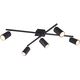 Lampa sufitowa Trio RL lampa sufitowa Marley 57 x 22 cm stal matowa czarna 9731395 4017807411621
