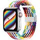 Hurtel Strap Fabric opaska do Watch 6 / 5 / 4 / 3 / 2 (40mm / 38mm) pleciony materiałowy pasek bransoletka do zegarka wielokolorowy (2) 9738504 9145576237724
