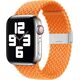 Hurtel Strap Fabric opaska do Watch 6 / 5 / 4 / 3 / 2 (44mm / 42mm) pleciony materiałowy pasek bransoletka do zegarka pomarańczowy (10) 9738520 9145576237908