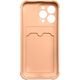 Hurtel Card Armor Case etui pokrowiec do iPhone XS Max portfel na kartę silikonowe pancerne etui Air Bag różowy 9738666 9145576234914