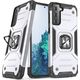 Wozinsky Wozinsky Ring Armor pancerne hybrydowe etui pokrowiec + magnetyczny uchwyt Samsung Galaxy S22+ (S22 Plus) srebrny 9738779 9145576239735