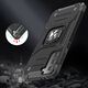 Wozinsky Wozinsky Ring Armor pancerne hybrydowe etui pokrowiec + magnetyczny uchwyt Samsung Galaxy S22+ (S22 Plus) czerwony 9738782 9145576239759