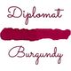 Diplomat atrament Diplo Octopus szklanka 30 ml bordeaux 9774453 4009746015343