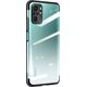 Hurtel Clear Color case żelowy pokrowiec etui z metaliczną ramką Xiaomi Redmi Note 10 5G / Poco M3 Pro czarny 9791521 9145576232378