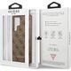 Guess Etui Guess GUHCS22LG4GFBR Samsung Galaxy S22 Ultra brązowy/brown hard case 4G Metal Gold Logo 9857025 3666339042738