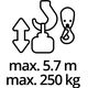 Einhell Wciągarka linowa TC-EH 250 EINHELL 9885552 4006825627183