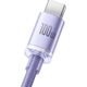 Kabel USB Baseus USB-A - USB-C 1.2 m Fioletowy (baseus_20220224125446) 9900305 6932172602826