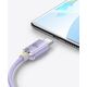 Kabel USB Baseus USB-A - USB-C 1.2 m Fioletowy (baseus_20220224125446) 9900305 6932172602826