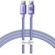 Kabel USB Baseus USB-C - USB-C 1.2 m Fioletowy (baseus_20220224134231) 9900307 6932172602888
