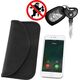 Hurtel Etui antykradzieżowe na klucze samochodowe telefon blokujące fale radiowe Faraday Box klatka Faradaya 20 cm x 11 cm czarny 9902701 9111201906839