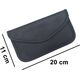 Hurtel Etui antykradzieżowe na klucze samochodowe telefon blokujące fale radiowe Faraday Box klatka Faradaya 20 cm x 11 cm czarny 9902701 9111201906839