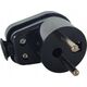 Orno ORNO WTYCZKA GUMOWA Z UCHWYTEM IP44 CZARNA 2P+Z WT-16/CZARNY 9919845 5907522194963