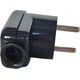 Orno ORNO WTYCZKA GUMOWA Z UCHWYTEM IP44 CZARNA 2P+Z WT-16/CZARNY 9919845 5907522194963