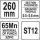 Yato YATO SZCZYPCE DO ŁĄCZENIA PROFILI 260mm YT-51312 9921734 5906083055225
