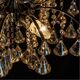 Lampa wisząca Mdeco LAMPA wisząca ELM6246/3 21QG MDECO kryształowa OPRAWA żyrandol na łańcuchu zwis mosiądz bursztynowy 9927035 5902021240654