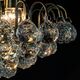 Lampa sufitowa Mdeco LAMPA sufitowa ELM6773/4 21QG MDECO kryształowa OPRAWA glamour mosiądz 9935154 5902021245970