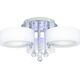 Lampa sufitowa Mdeco Sufitowa Lampa glamour ELMDRS8006/3 8C MDECO metalowa 9935184 5902021245123