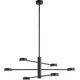 Lampa wisząca Nowodvorski Sufitowa LAMPA regulowana ORBIT 7946 Nowodvorski industrialne molekuły sticks do jadalni czarne 9935856 5903139794695
