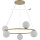 Lampa wisząca Sigma Lampa modernistyczna GAMA KOŁO Sigma 5-punktowa złoty 9937348 5907554417696