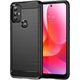 Hurtel Carbon Case elastyczne etui pokrowiec Motorola Moto G Power 2022 czarny 9939010 9145576240113