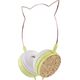 Słuchawki Partner Tele.com Słuchawki nagłowne CAT EAR model YLFS-22 Jack 3,5mm złote 9940214 5903396142185